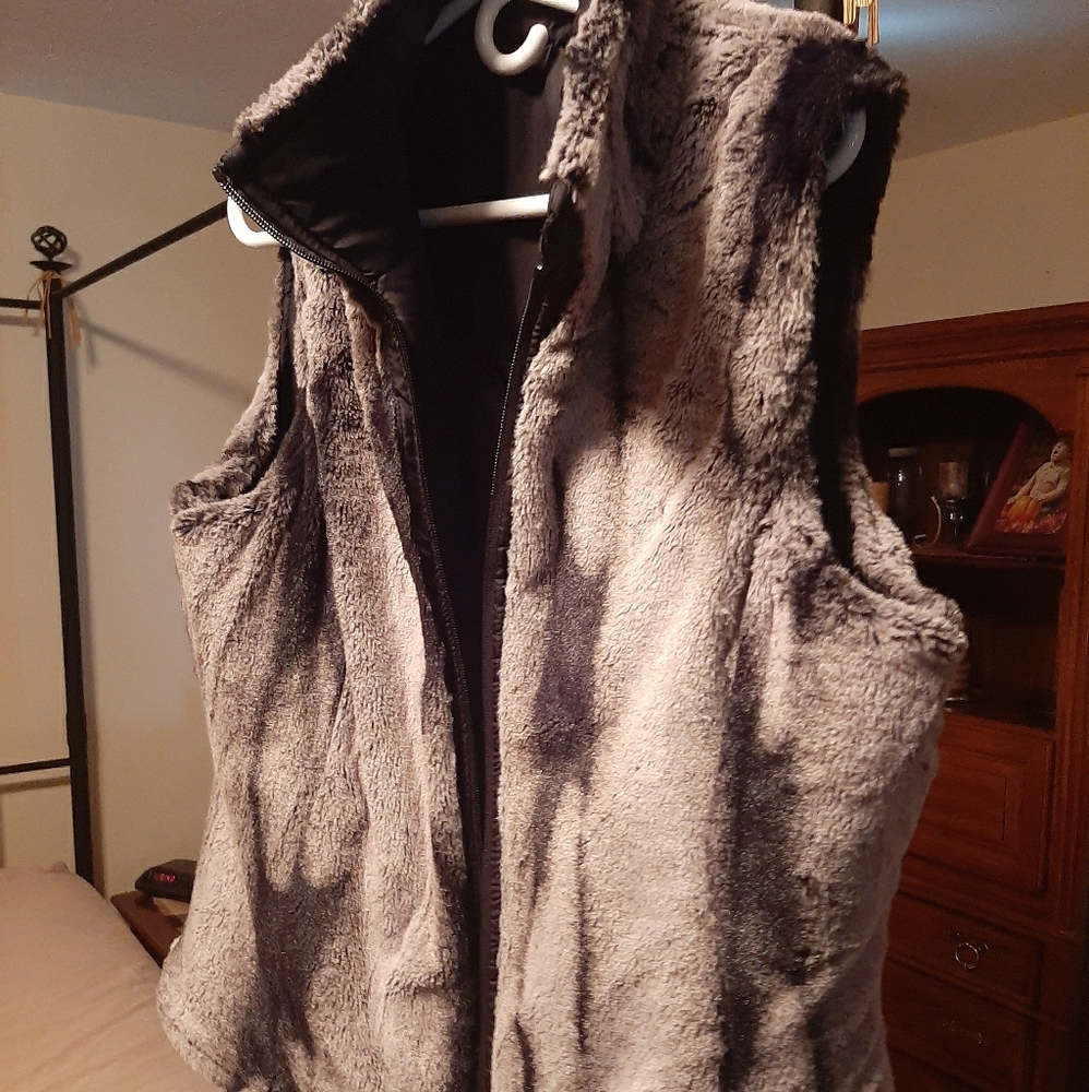 Christopher and Banks reversible vest.